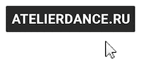 atelierdance arrow link button site Sticker