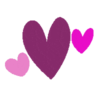 In Love Hearts Sticker