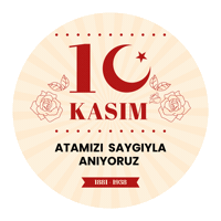 Mustafakemalataturk 10Kasım Sticker by Izmir University of Economics