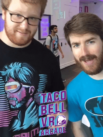 vrarcade GIF by Taco Bell VR Arcade