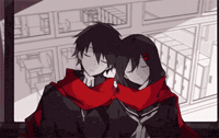 Happy Mekaku City Actors GIF