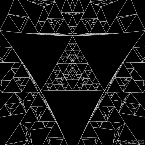 black and white pyramid GIF by Pi-Slices
