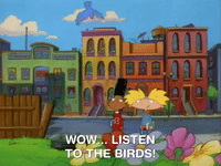 hey arnold nick splat GIF