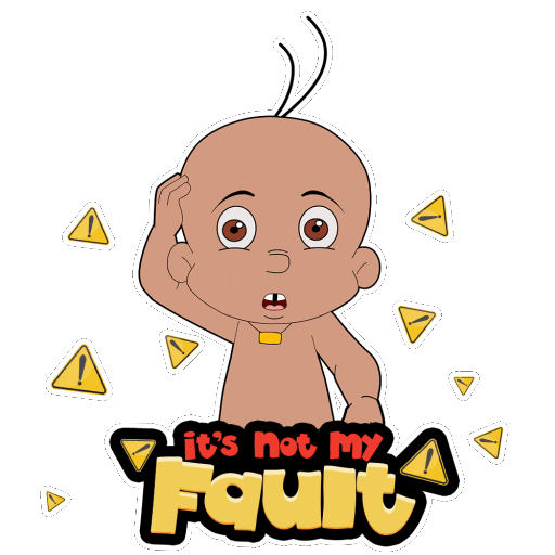 Happy Nahi Sticker by Chhota Bheem