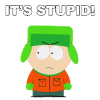 Angry Kyle Broflovski Sticker by South Park