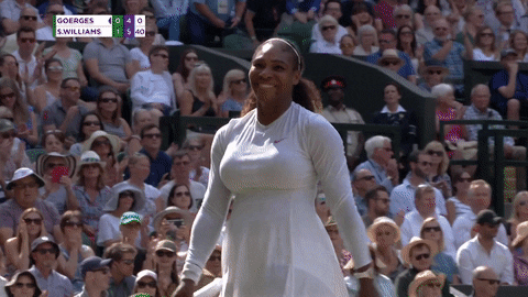 Serena Williams Love GIF by Wimbledon