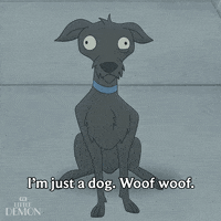 Dog Dont Mind Me GIF by LittleDemonFX