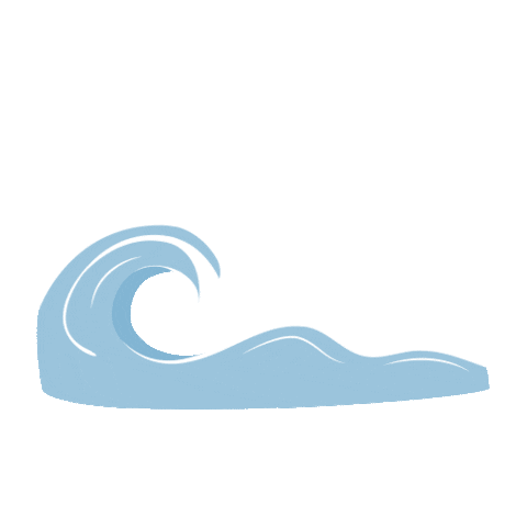 FuntimeTW giphyupload beach wave ocean Sticker