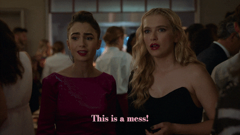 This Is A Mess GIF by NETFLIX