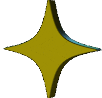 3D Star Sticker