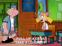 hey arnold nicksplat GIF