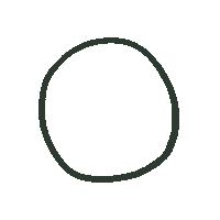 Dark Green Circle Sticker by westeggpress