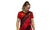 Womens Football Flames Sticker by Royal Belgian FA