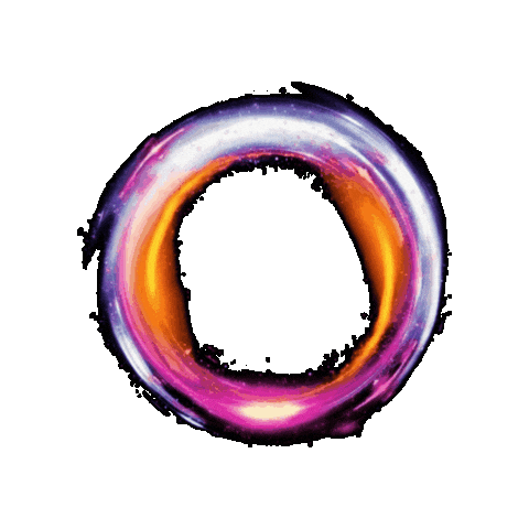 Space Spinning Sticker by The3Flamingos