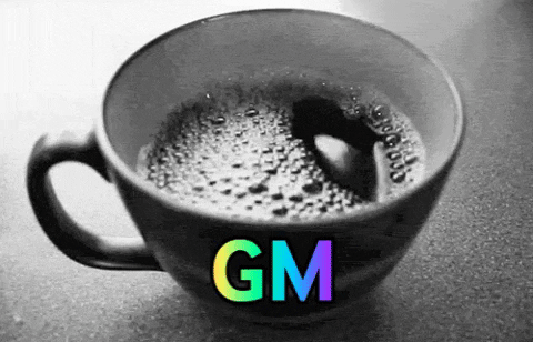 TheCoffeeMan giphygifmaker gm coffee black white GIF