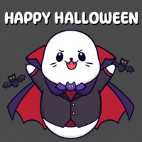 Trick Or Treat Halloween GIF by Sappy Seals