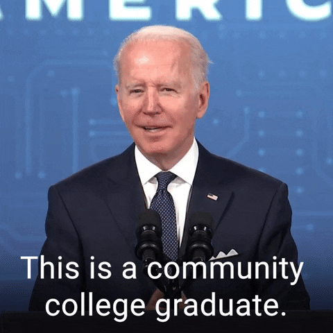 Graduating Joe Biden GIF by The Democrats