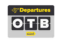 Travel Flying Sticker by On the Beach