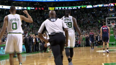 Hands Up Reaction GIF by Boston Celtics