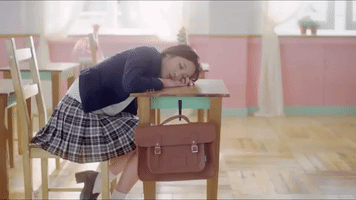 k-pop sleeping GIF