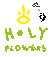 Holy Sticker by Flower Farm