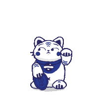 Happy Cat Sticker by cpluscandco