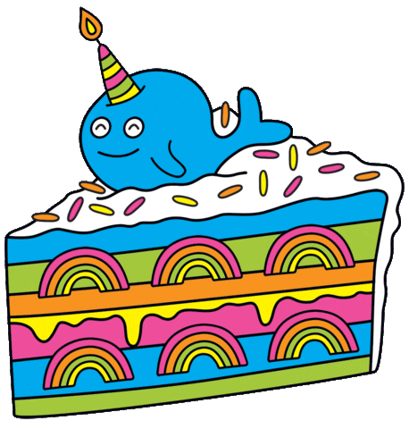 Celebrate Happy Birthday Sticker by Carawrrr