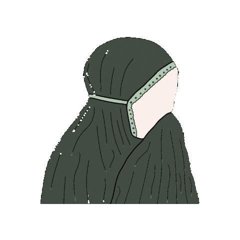 Illustrator Pray Sticker