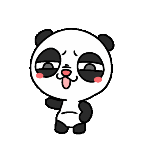 Panda Pangdabear Sticker