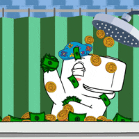 Happy Make It Rain GIF by Ordinary Friends