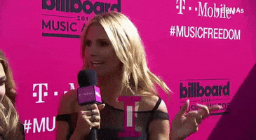 heidi klum GIF by Billboard Music Awards