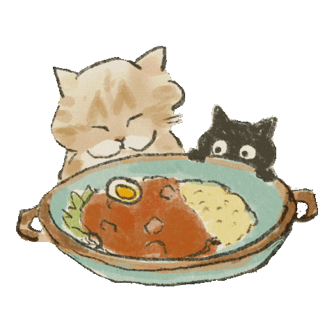 Cat Eat Sticker