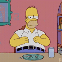 Thanksgiving Eating GIF by The Simpsons