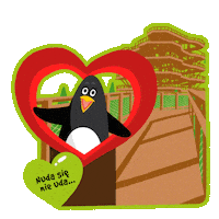 Penguin Love Sticker by Grupa Pingwina