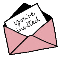 twotabbies wedding envelope invitation invite Sticker
