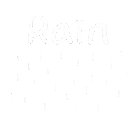 Rain Raining Sticker