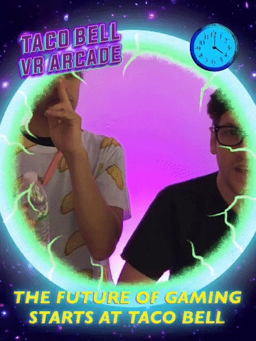 vrarcade GIF by Taco Bell VR Arcade