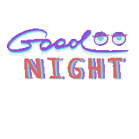 Tired Good Night Sticker by ArtTixo