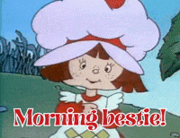 Good Morning Hello GIF by Strawberry Shortcake