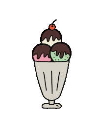 Ice Cream Dessert Sticker