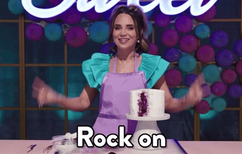 Encourage Rock And Roll GIF by Rosanna Pansino