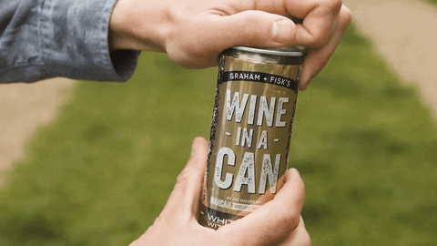 Cheers Canned Wine GIF by MANCANWINE