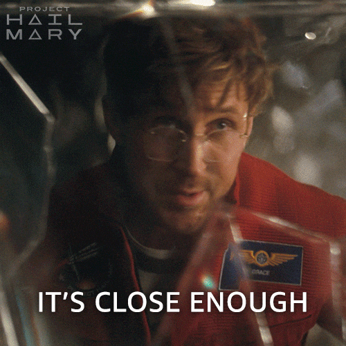 Close Enough Ryan Gosling GIF by Project Hail Mary