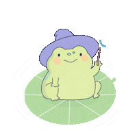 Magic Frog Sticker