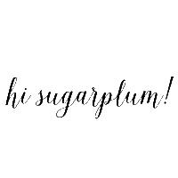 hisugarplum sugarplum hisugarplum Sticker
