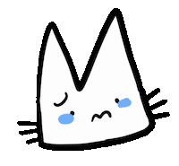 Sad Cat Sticker