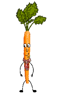 Carrot Sticker by PlumFilms
