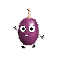 Fruit Grape Sticker by PlumFilms