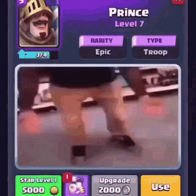 Clash Royale Prince GIF