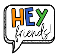 Friends Hello Sticker by mswonderlymakesmusic
